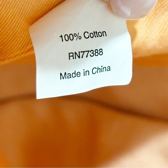 J CREW Women’s Orange Ombré Stripe Heavy Canvas Tote Travel Beach 17” X 13” - Picture 12 of 14